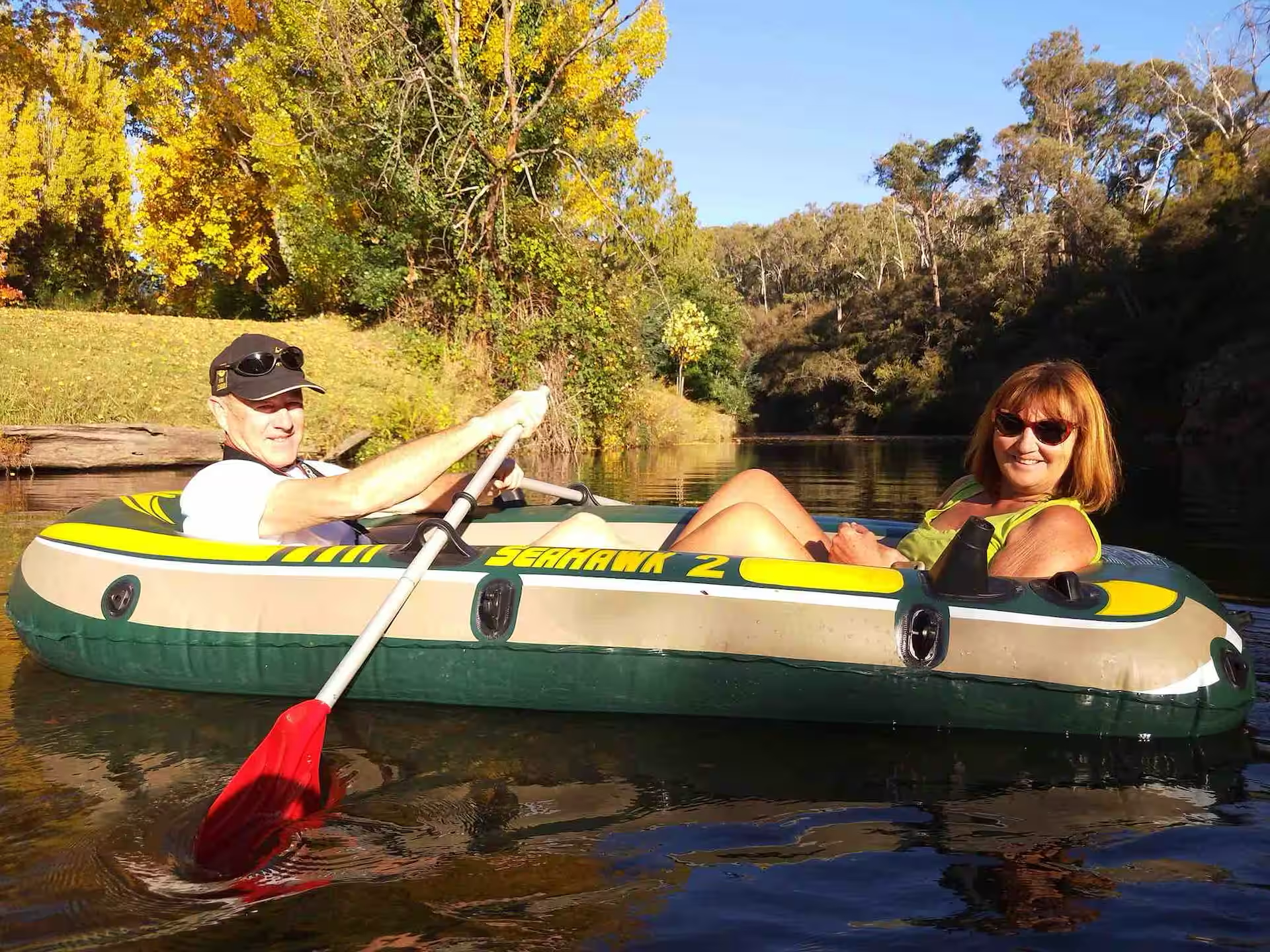 Floating the river